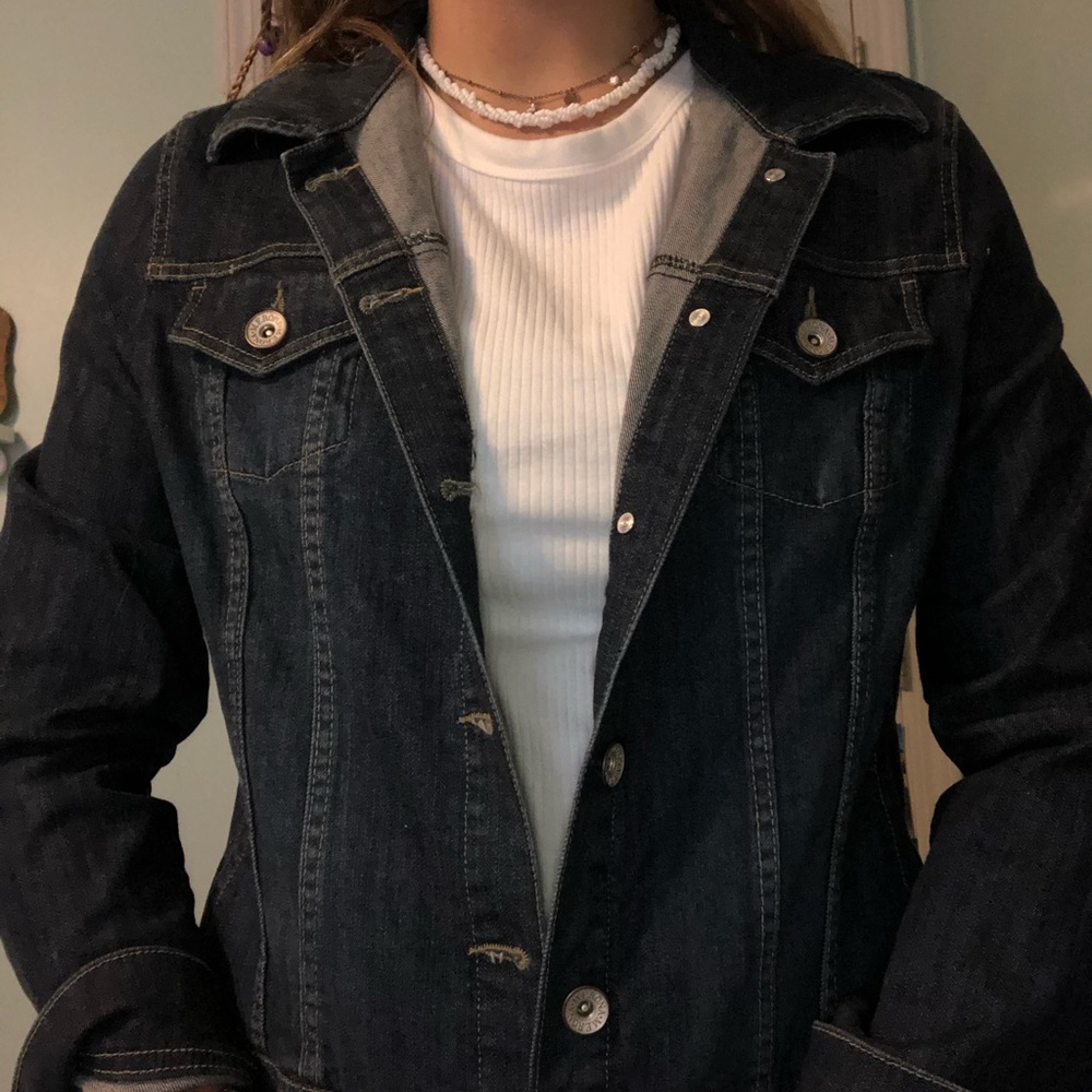 Dark-wash Merona jean jacket